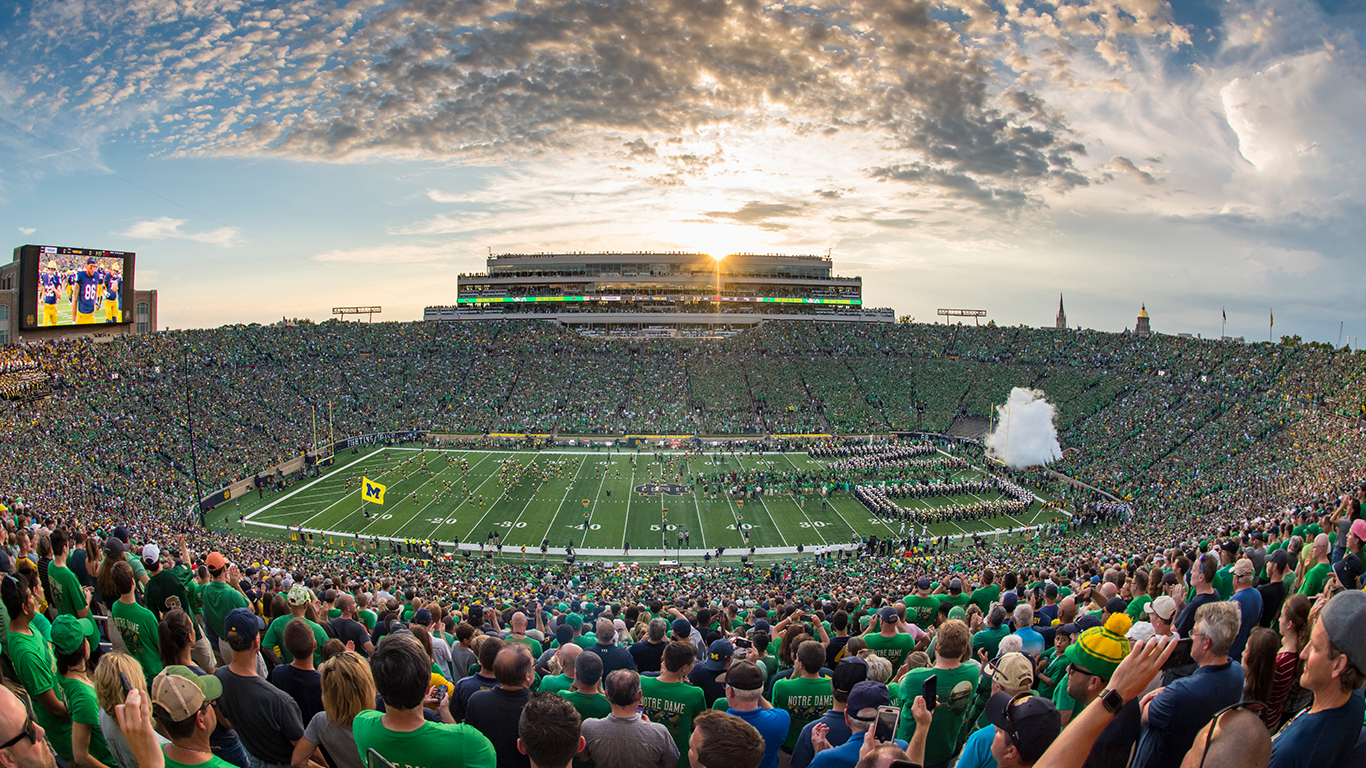University of Notre Dame football game